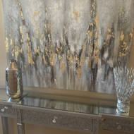 How to make a phone screen projector at home with bulbs Gleaming gold oil painting print on wrapped canvas